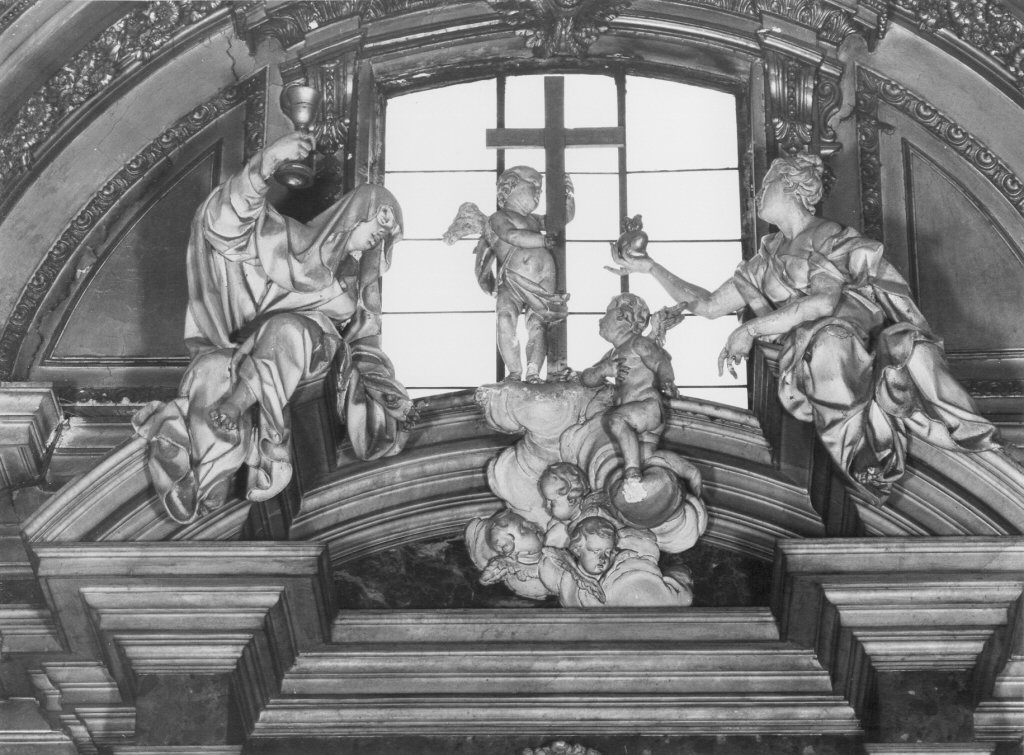 figure allegoriche femminili (scultura) di Corsini Agostino (sec. XVIII, sec. XV